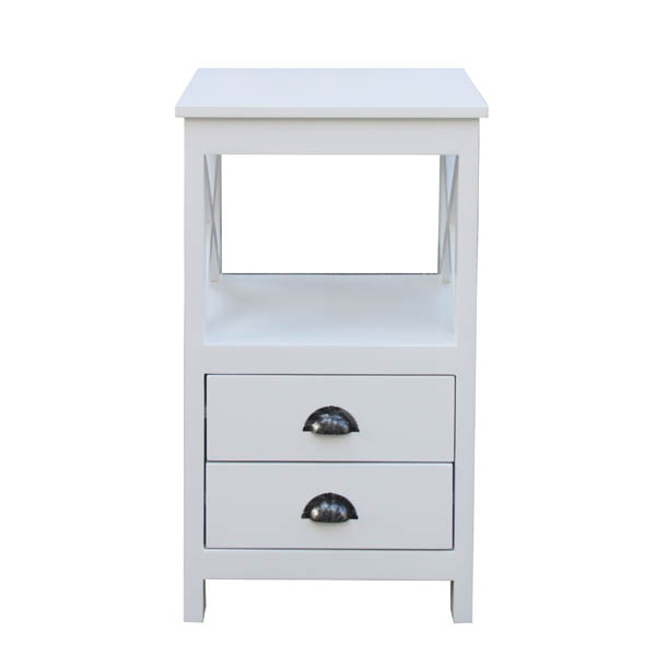 white nightstand